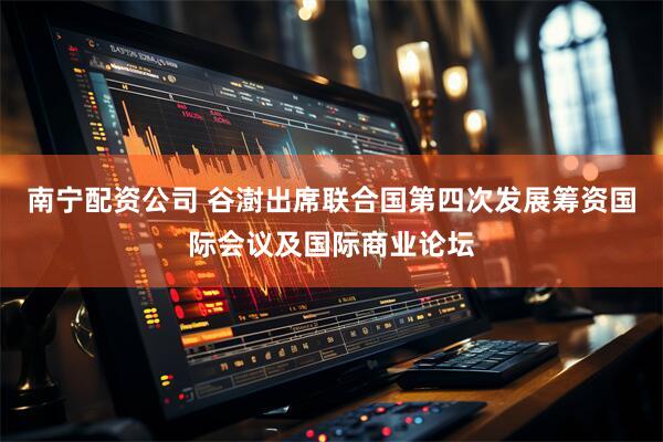 南宁配资公司 谷澍出席联合国第四次发展筹资国际会议及国际商业论坛